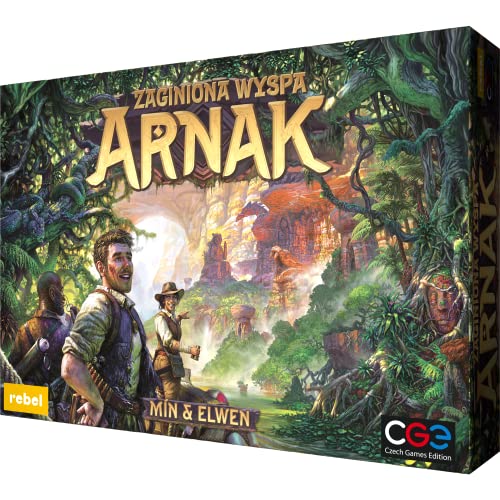 Rebel Spiel Gebogene Insel Arzeichen von Czech Games Edition