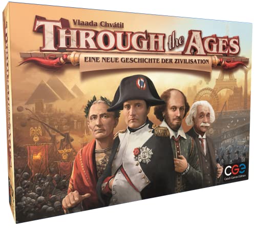 Through The Ages: Eine Neue Geschichte der Zivilisation - Czech Games Edition - Deutsch - Strategiespiel - Für 2-4 Personen - ab 14 Jahren von Czech Games Edition