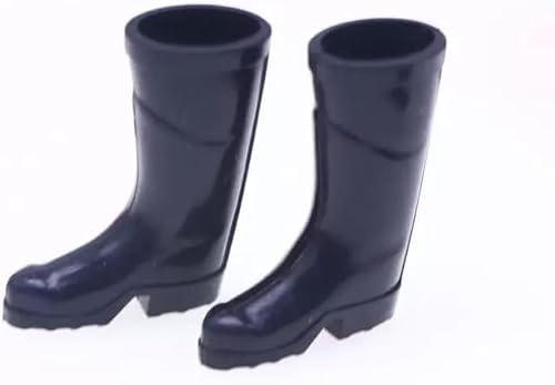 1 Paar schwarze Miniatur-Gummistiefel, Puppenhaus-Gartenzubehör, Puppenhauszubehör, Dekorationen 1 Paar schwarze Miniatur-Gummistiefel, Puppenhaus-Gartenzubehör, Puppenhauszubehör, Dekorationen von Czhotg