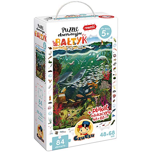 Bright Junior Media CzuCzu Puzzle Obserwacyjne Bałtyk - Zestaw Edukacyjny Duże Puzzle i Plakat Dla Dzieci 5+ von Czuczu