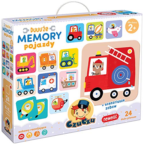Czuczu Duuuże Memory Vehicles Educational Game ZA4074 von Czuczu