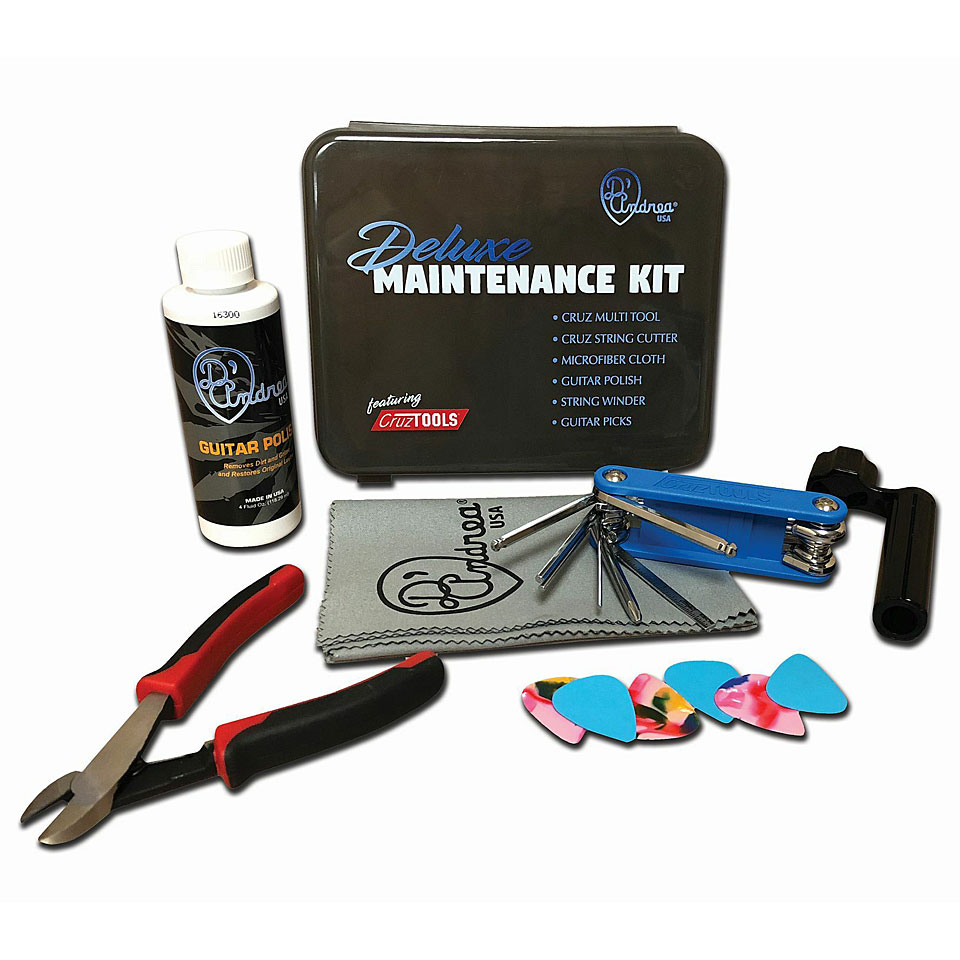 D'Andrea Guitar Maintenance Kit Deluxe DMK-1 Werkzeug Gitarre/Bass D'Andrea Guitar Maintenance Kit Deluxe DMK-1 Werkzeug Gitarre/Bass von D'Andrea