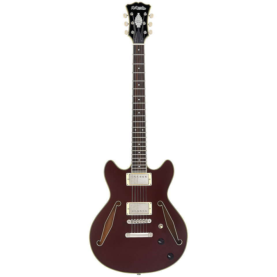 D&#39;Angelico Excel DC Tour Collection Solid Wine E-Gitarre von D&#39;Angelico