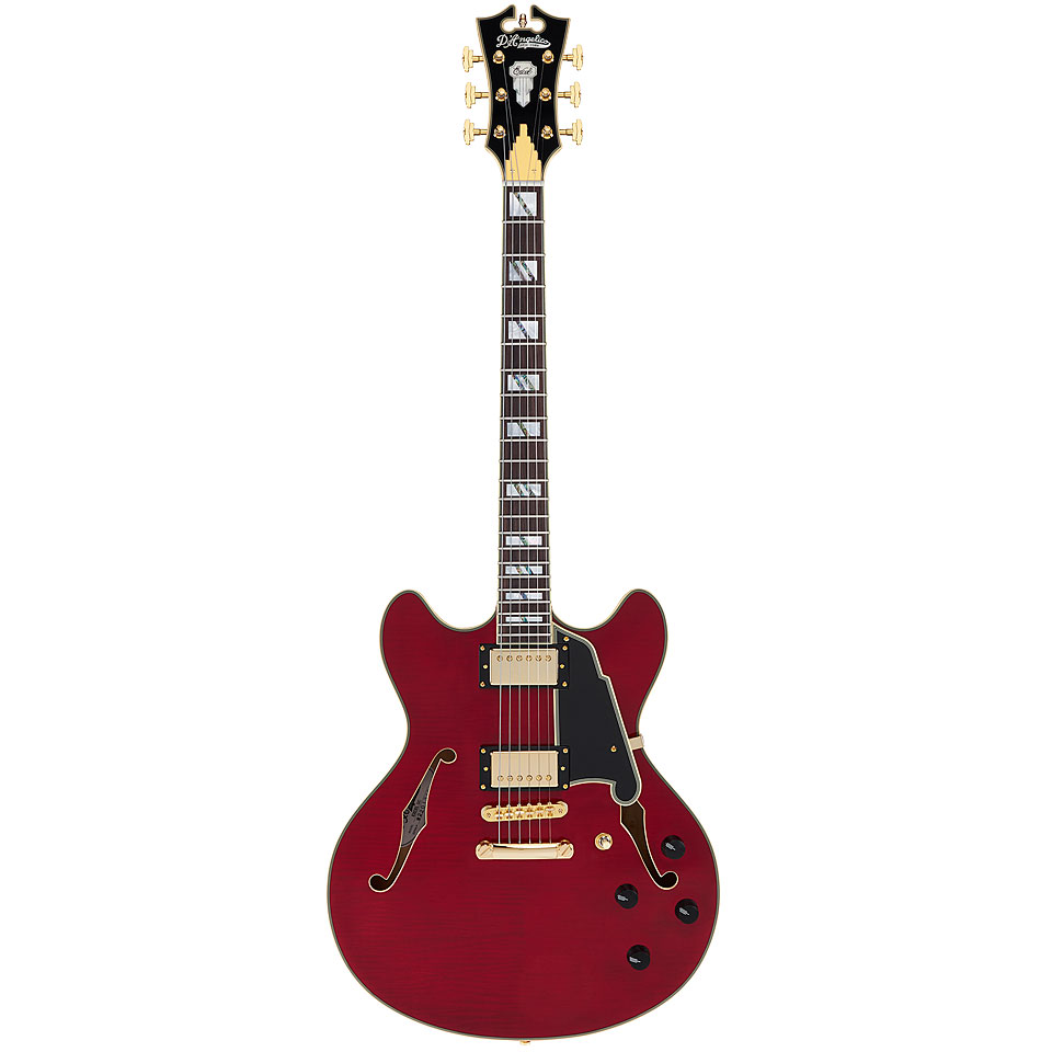 D&#39;Angelico Excel DC Trans Cherry E-Gitarre von D&#39;Angelico