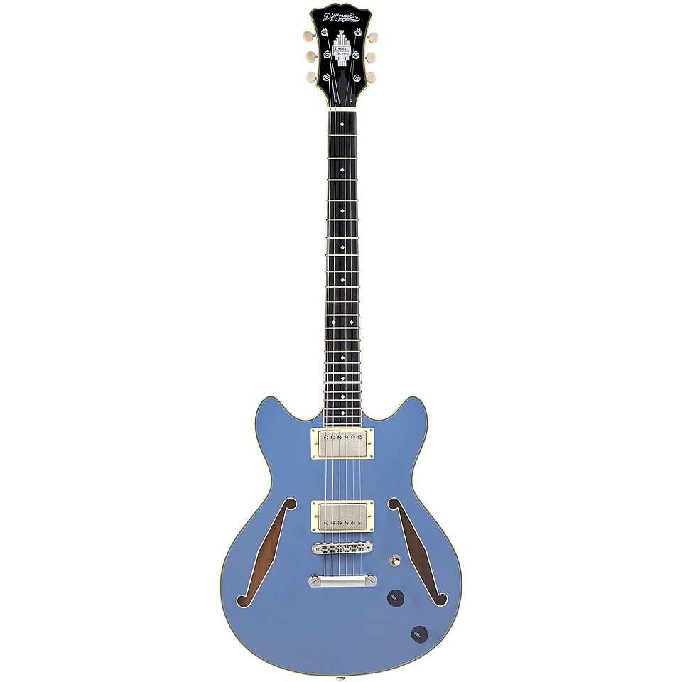 D&#39;Angelico Excel Mini DC Tour Slate Blue E-Gitarre von D&#39;Angelico