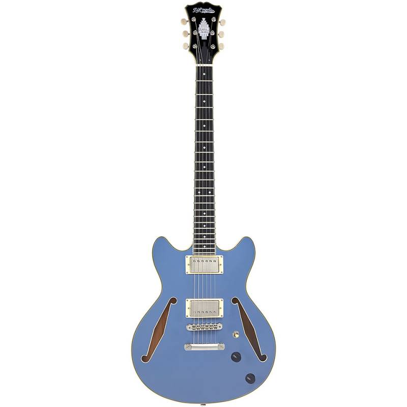 D&#39;Angelico Excel Mini DC Tour Slate Blue E-Gitarre von D&#39;Angelico