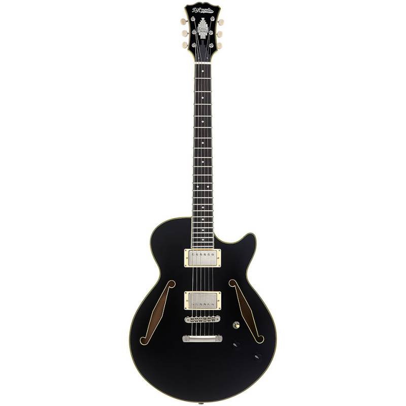 D&#39;Angelico Excel SS Tour Solid Black E-Gitarre von D&#39;Angelico