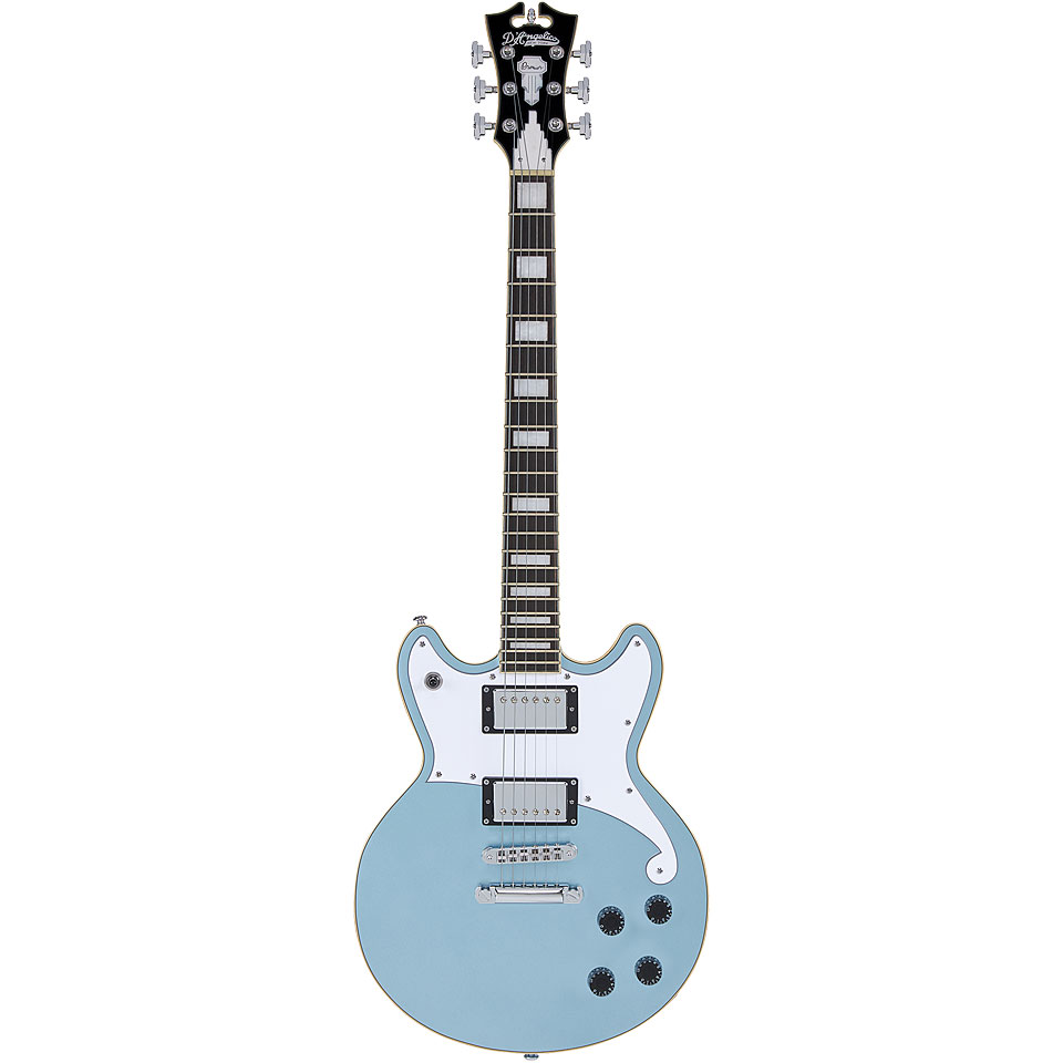 D&#39;Angelico Premier Brighton Ice Blue Metallic E-Gitarre von D&#39;Angelico
