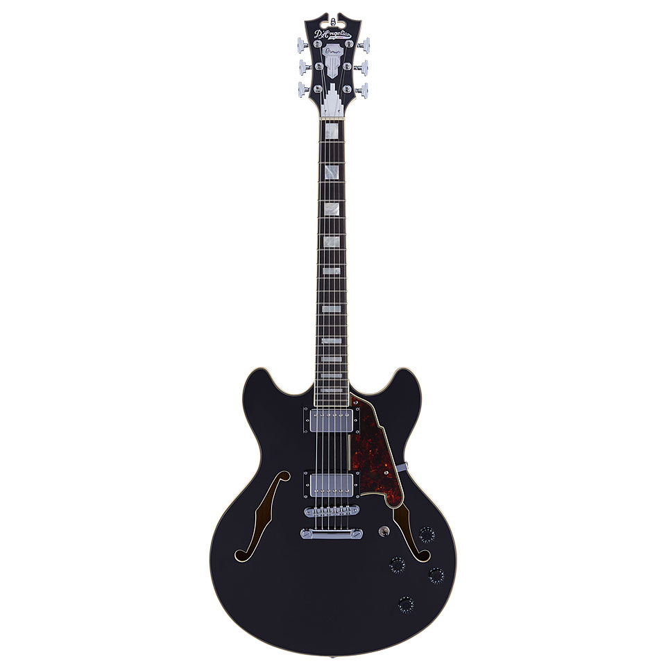 D&#39;Angelico Premier DC Black Flake ST E-Gitarre von D&#39;Angelico