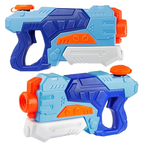 D-FantiX 2 Stück Wasserpistolen für Kinder, 550ml Wasserpistole Super Water Blaster Soaker, große Reichweite hohe Kapazität Spritzpistole, Schwimmbad Strand Spielzeug für Erwachsene, Jungen, Mädchen D-FantiX 2 Stück Wasserpistolen für Kinder, 550ml Wasserpistole Super Water Blaster Soaker, große Reichweite hohe Kapazität Spritzpistole, Schwimmbad Strand Spielzeug für Erwachsene, Jungen, Mädchen von D-FantiX