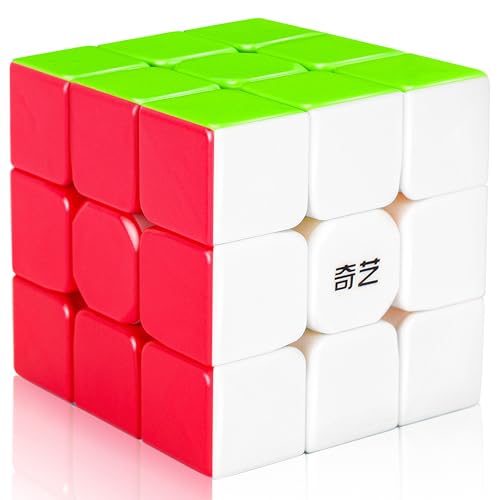 D-FantiX Zauberwürfel 3x3x3 Speed Cube, QY Toys Warrior 3x3 Magischer Würfel Aufkleberlos 3x3x3 Zauberwürfel Puzzles von D-FantiX