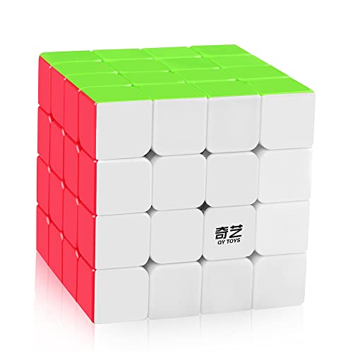 D-FantiX QYTOYS Qiyuan S 4x4 Speed Cube, Stickerless Zauberwürfel 4x4x4 Magic Cube Puzzle Toys Lerngeschenke für Kinder von D-FantiX