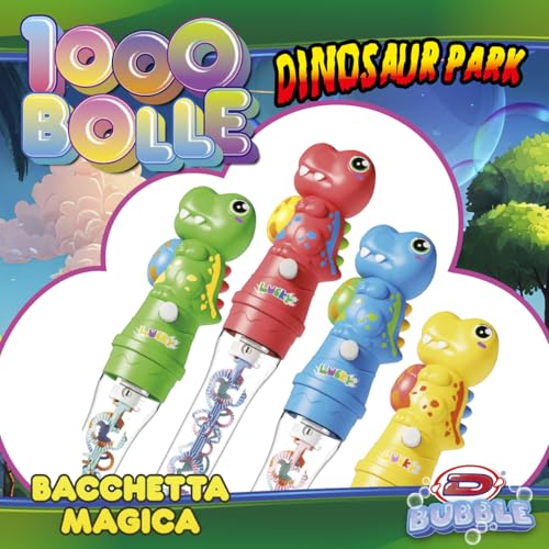 D-KIDZ Dynit: Zauberstab Mille Bubble Dinosaur Park (Sortiment), DIP77713 von D-KIDZ