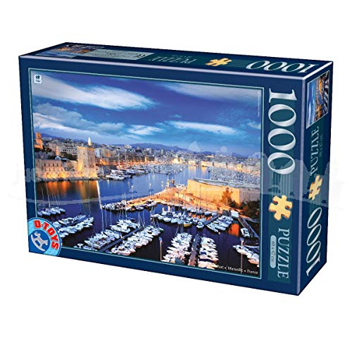 D-Toys Puzzle 5947502874720/EC 16 Puzzle 1000 pcs Landscapes France Marseilles, Multicolor von D-Toys Puzzle