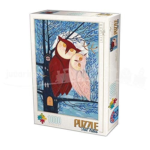 D-Toys Puzzle 5947502875758/OT 01 Puzzle 1000 pcs Owl Tales, Multicolor von D-Toys Puzzle