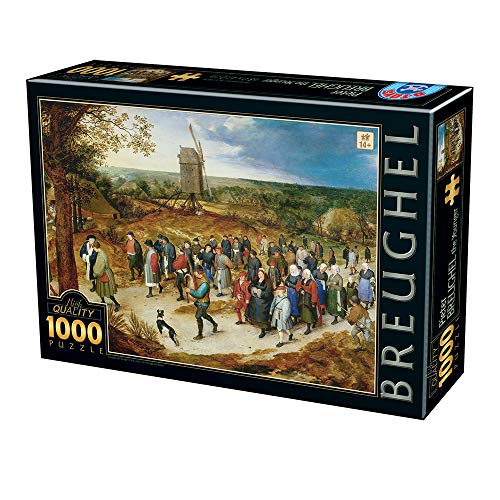 D-Toys Puzzle 5947502876854 D-Toys Art Puzzle 1000 Pieter Breughel Younger The Marriage Procession, Multicolor von D-Toys Puzzle