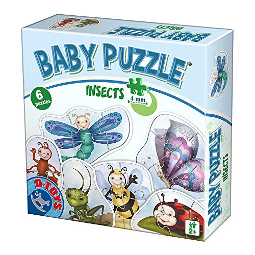D-Toys Puzzle 5947502875420 D-Toys Baby Puzzle 23 pcs Insects, Multicolor von D-Toys Puzzle