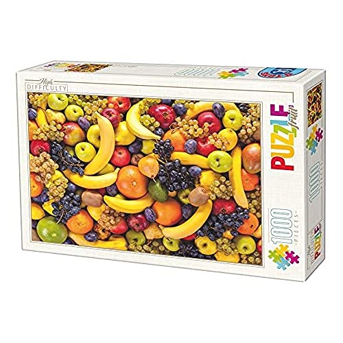 D-TOYS 1 Puzzle 1000 pcs High Difficulty Fruits, Multicolour von D-TOYS