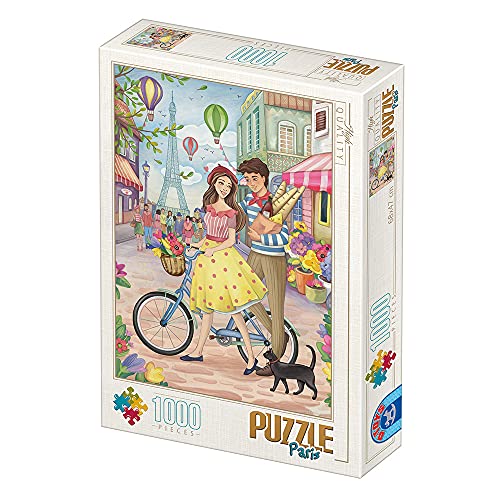 D-TOYS 5947502878933 Puzzle 1000 pcs GROOS ZSELYKE Paris, farbenfreudig von D-Toys