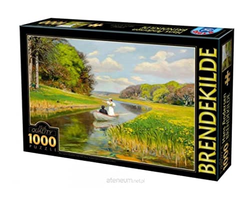 D-TOYS - Puzzle 1000 Brendekilde Spring a Young Couple in a Rowing Boat on Odense D-TOYS - Puzzle 1000 Brendekilde Spring a Young Couple in a Rowing Boat on Odense von D-Toys