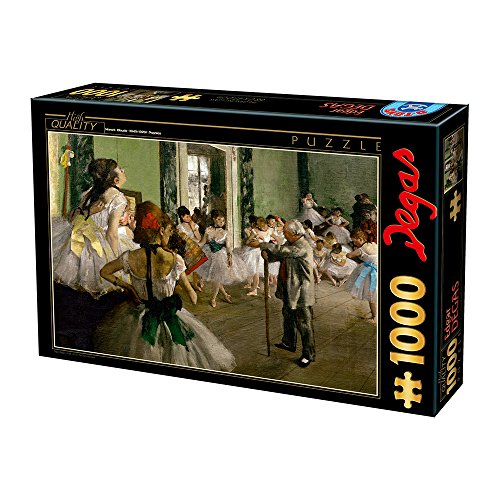 D-TOYS 2 Puzzle 1000 Edgar Degas The Dancing Class, Multicolour von D-TOYS