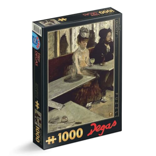 D-Toys Puzzle Edgar Degas - in a Cafe 1000 Teile von D-Toys