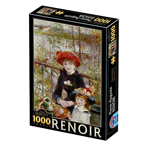 D-TOYS 1 Other License Puzzle 1000 pcs Renoir Two Sisters on The Terrace, Multicolored von D-TOYS
