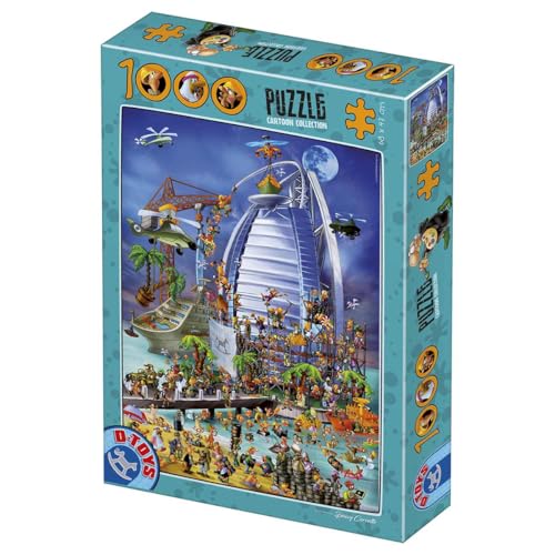 D-Toys Puzzle 1000 Teile Cartoon Collection Burj Al Arab von D-Toys