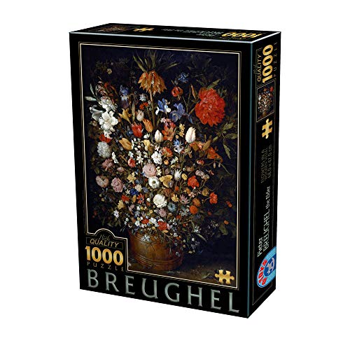 D-Toys Puzzle 5947502875840/BR 05 Puzzle 1000 pcs Breughel The Elder Flowers in a Wooden Vessel, Multicolor D-Toys Puzzle 5947502875840/BR 05 Puzzle 1000 pcs Breughel The Elder Flowers in a Wooden Vessel, Multicolor von D-Toys