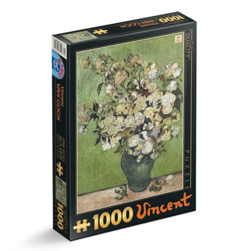 D-Toys Puzzle Vincent Van Gogh - Pink Roses in a Vase 1000 Teile D-Toys Puzzle Vincent Van Gogh - Pink Roses in a Vase 1000 Teile von D-Toys