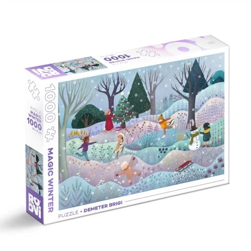 Roovi Puzzle Demeter Brigi - Magis Fores Winter 1000 Teile von D-Toys