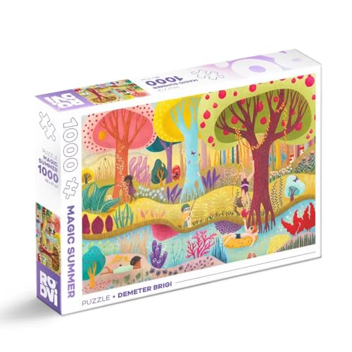 Roovi Puzzle Demeter Brigi - Magic Forest, Summer 1000 Pieces von D-Toys