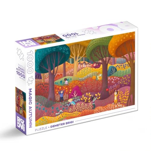 Roovi Puzzle Demeter Brigi - Zauberwald Herbst 1000 Teile von D-Toys