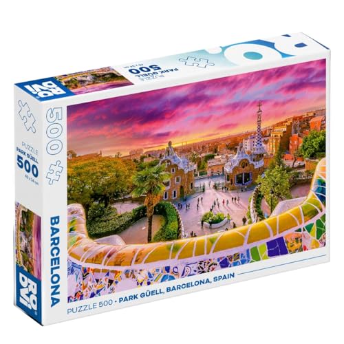 Roovi Puzzle Landscapes by Day- Barcelona - Spain 500 Pieces Roovi Puzzle Landscapes by Day- Barcelona - Spain 500 Pieces von D-Toys