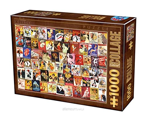 Unbekannt 75291-VC06 D-Toys Other License Puzzle 1000 Teile-Vintage Collage-Cabaret, Multicolor Unbekannt 75291-VC06 D-Toys Other License Puzzle 1000 Teile-Vintage Collage-Cabaret, Multicolor von D-Toys