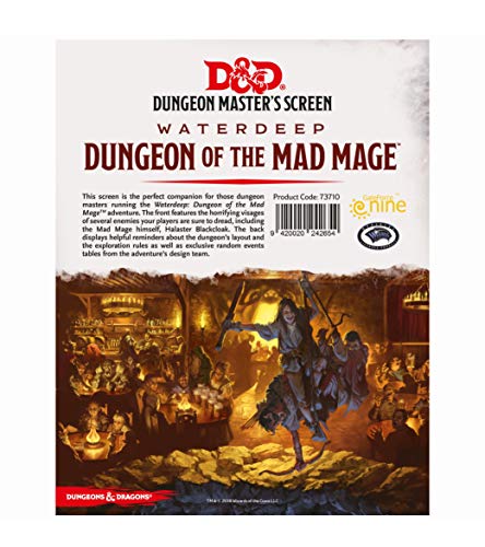 Gale Force Nine 73710 - D&D Waterdeep Dungeon of the Mad Mage - DM Screen von Gale Force Nine