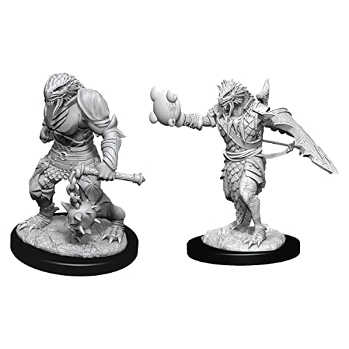 D&D WZK90002 Nolzur's Marvelous Wave 11 - Unpainted Miniatures - Male Dragonborn Paladin von WizKids