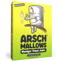 DENKRIESEN - ARSCHMALLOWS® – "Weniger frisst mehr." Boxverpackung von D&R DENKRIESEN GmbH