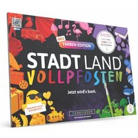 DENKRIESEN - STADT LAND VOLLPFOSTEN® Farben Edition - "Jetzt wird's bunt" A4 Spielblock von Denkriesen