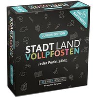 Denkriesen - Stadt Land Vollpfosten® - das Kartenspiel - Junior Edition "jeder Punkt Zählt." von D&R Denkriesen GmbH