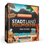 Denkriesen - Stadt Land Vollpfosten® - das Kartenspiel - Urlaubs Edition - "meer im Kopf." von D&R Denkriesen GmbH