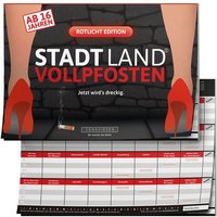 DENKRIESEN - Stadt Land Vollpfosten® - ROTLICHT EDITION Jetzt wirds dreckig. - A4 von D&R Denkriesen GmbH