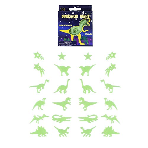 24 3D-Wandaufkleber, leuchten im Dunkeln, magische Dinosaurier und Sterne, fluoreszierende Wandaufkleber für sensorische Kinderzimmer, Baby, Kinder, Wohnzimmer, Dekoration (24 Dinosaurier & Sterne) 24 3D-Wandaufkleber, leuchten im Dunkeln, magische Dinosaurier und Sterne, fluoreszierende Wandaufkleber für sensorische Kinderzimmer, Baby, Kinder, Wohnzimmer, Dekoration (24 Dinosaurier & Sterne) von D.A.Y. Republic