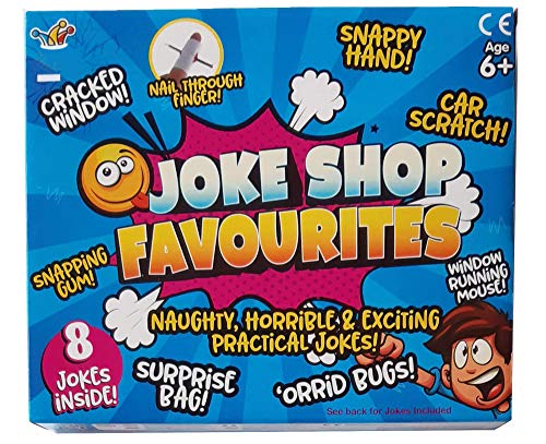 D.A.Y. Republic Classic Horrid Practical Jokes Game Box, Children Action Prank Kit for Friendly Jokes to Family & Friends, Kids Tricks Based Game for Boys & Girls 6 Years and Up (8 Pieces Joke Box) von D.A.Y. Republic