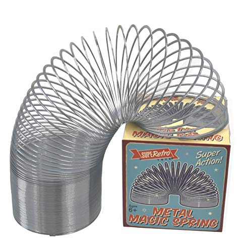 Große magische Regenbogen-Feder, 13.5 cmx13.5 cm, Slinky Spule, bunt, dehnbar, Fidget-Spielzeug, ideal für alle Kinderpartys, Preise, perfekt als sensorisches Spielzeug für autistische Kinder Große magische Regenbogen-Feder, 13.5 cmx13.5 cm, Slinky Spule, bunt, dehnbar, Fidget-Spielzeug, ideal für alle Kinderpartys, Preise, perfekt als sensorisches Spielzeug für autistische Kinder von D.A.Y. Republic