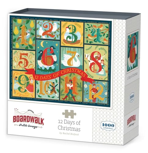 12 Days of Christmas by Boardwalk – Puzzle mit 1000 Teilen 12 Days of Christmas by Boardwalk – Puzzle mit 1000 Teilen von D·O·W·D·L·E