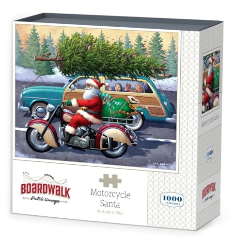 Motorrad Santa by Boardwalk – 1000 Teile Puzzle Motorrad Santa by Boardwalk – 1000 Teile Puzzle von D·O·W·D·L·E