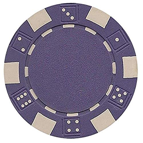 DA VINCI 50 Clay Composite Würfel, gestreift, 11,5 g, Poker-Chips, Violett DA VINCI 50 Clay Composite Würfel, gestreift, 11,5 g, Poker-Chips, Violett von DA VINCI