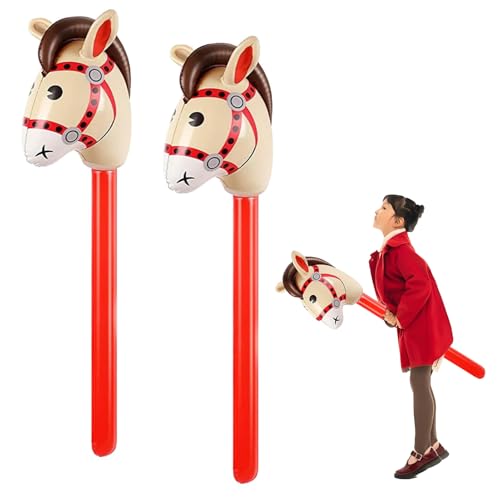 DAAIZIII 2 Stück Steckenpferd,Steckenpferd Kinder,Hobby Horse,Stockpferd Für,Stockpferd Für Kinder, Für Kind Geburtstag Karnevalsparty Mottoparty Spielzeug Pool DAAIZIII 2 Stück Steckenpferd,Steckenpferd Kinder,Hobby Horse,Stockpferd Für,Stockpferd Für Kinder, Für Kind Geburtstag Karnevalsparty Mottoparty Spielzeug Pool von DAAIZIII