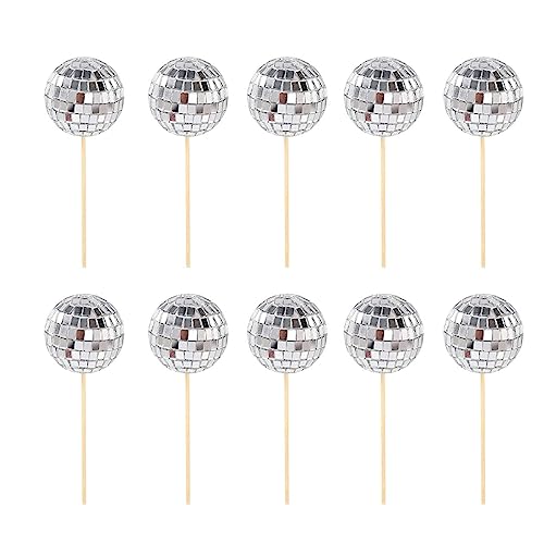 10 Pack Cupcakestoppers Ballpicks Diskotheme Kuchen Für Kuchendekorationen Cupcake Dekoration 10 Pack Cupcakestoppers Ballpicks Diskotheme Kuchen Für Kuchendekorationen Cupcake Dekoration von DABAIXIONG